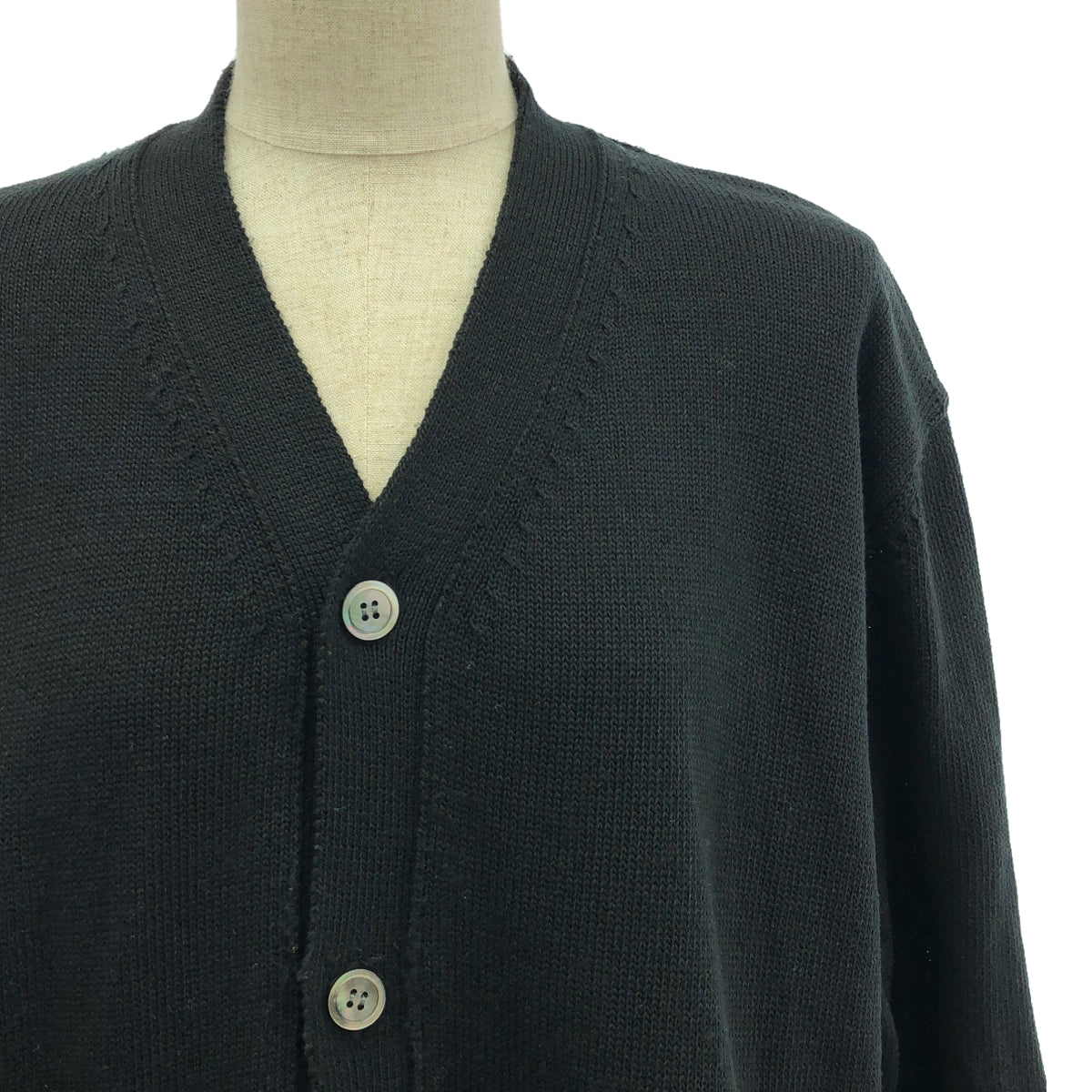 BLACK COMME des GARCONS / 블랙콤 데 갤슨 | 2023AW | Faux Fur Hem Cardigan 가디건 | S |