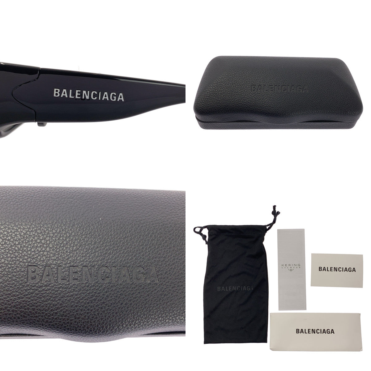 【美品】  BALENCIAGA / バレンシアガ | BB0157S SWIFT OVAL サングラス | 65□17-125 | ブラック