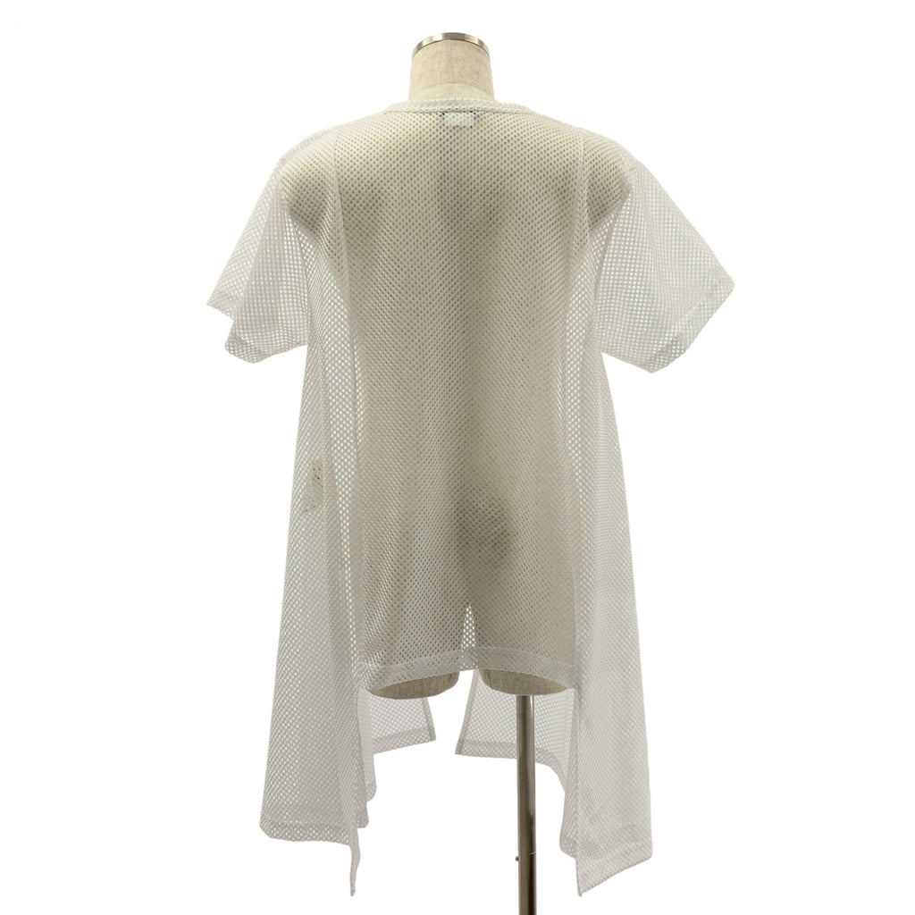 COMME des GARCONS HOMME PLUS / コムデギャルソンオムプリュス | 2024SS | ポリエステル 変形 メッシュ オーバーシルエット Tシャツ カットソー | L | メンズ