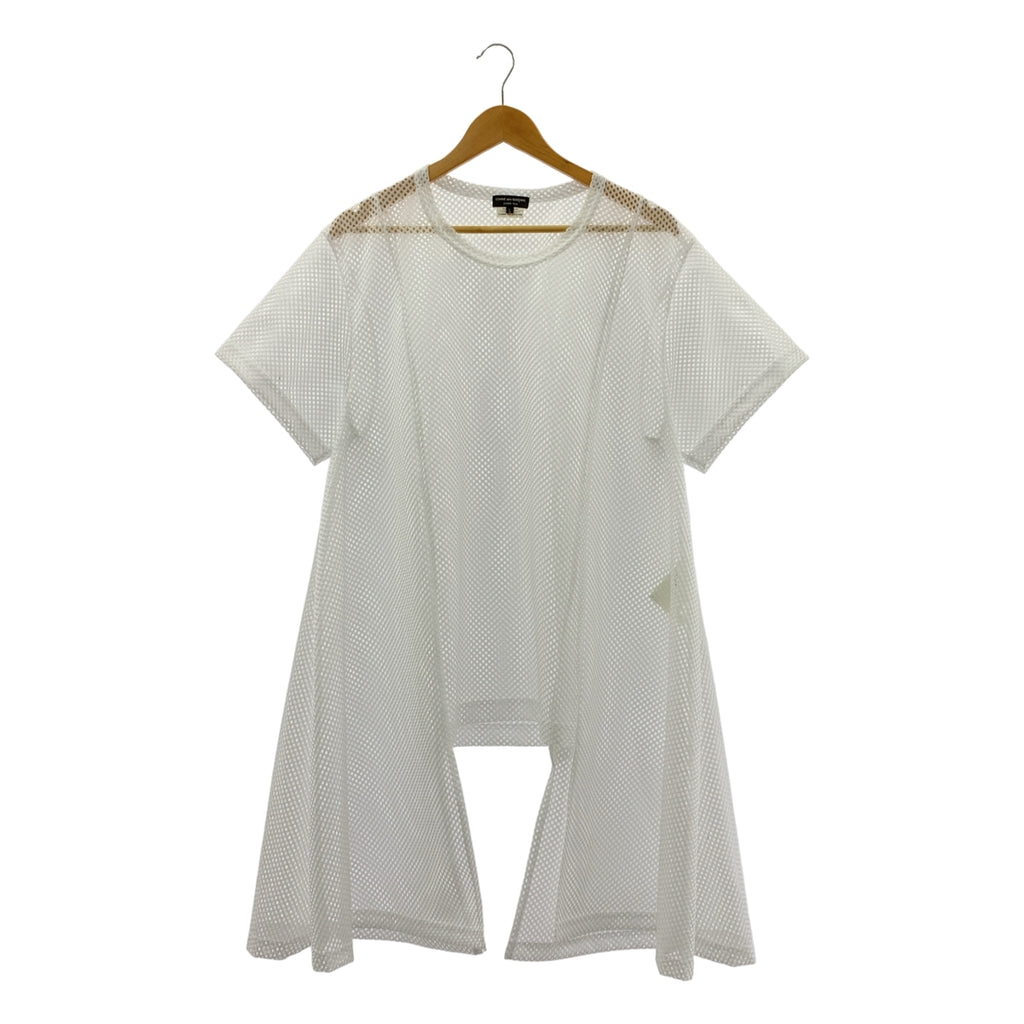 COMME des GARCONS HOMME PLUS / コムデギャルソンオムプリュス | 2024SS | ポリエステル 変形 メッシュ オーバーシルエット Tシャツ カットソー | L | メンズ