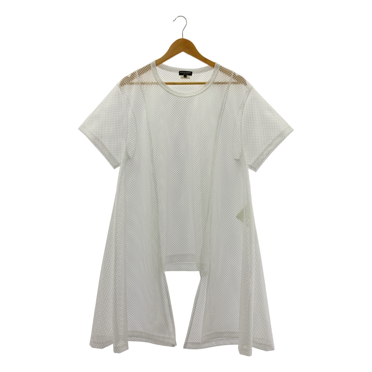COMME des GARCONS HOMME PLUS / コムデギャルソンオムプリュス | 2024SS | ポリエステル 変形 メッシュ オーバーシルエット Tシャツ カットソー | L | メンズ