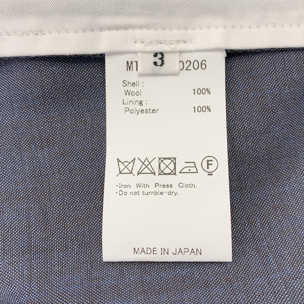 [新品] MAATEE&amp;SONS / Marty &amp; Sons | 2025SS | SHIRAHAMA 羊毛休閒褲 | 3 | 神秘深藍色 | 男款