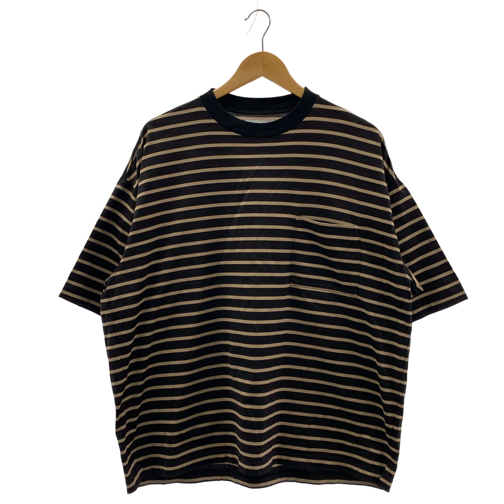 marka | BORDER TEE COMPACT 純棉針織超大條紋T卹 | 2號 | 男款