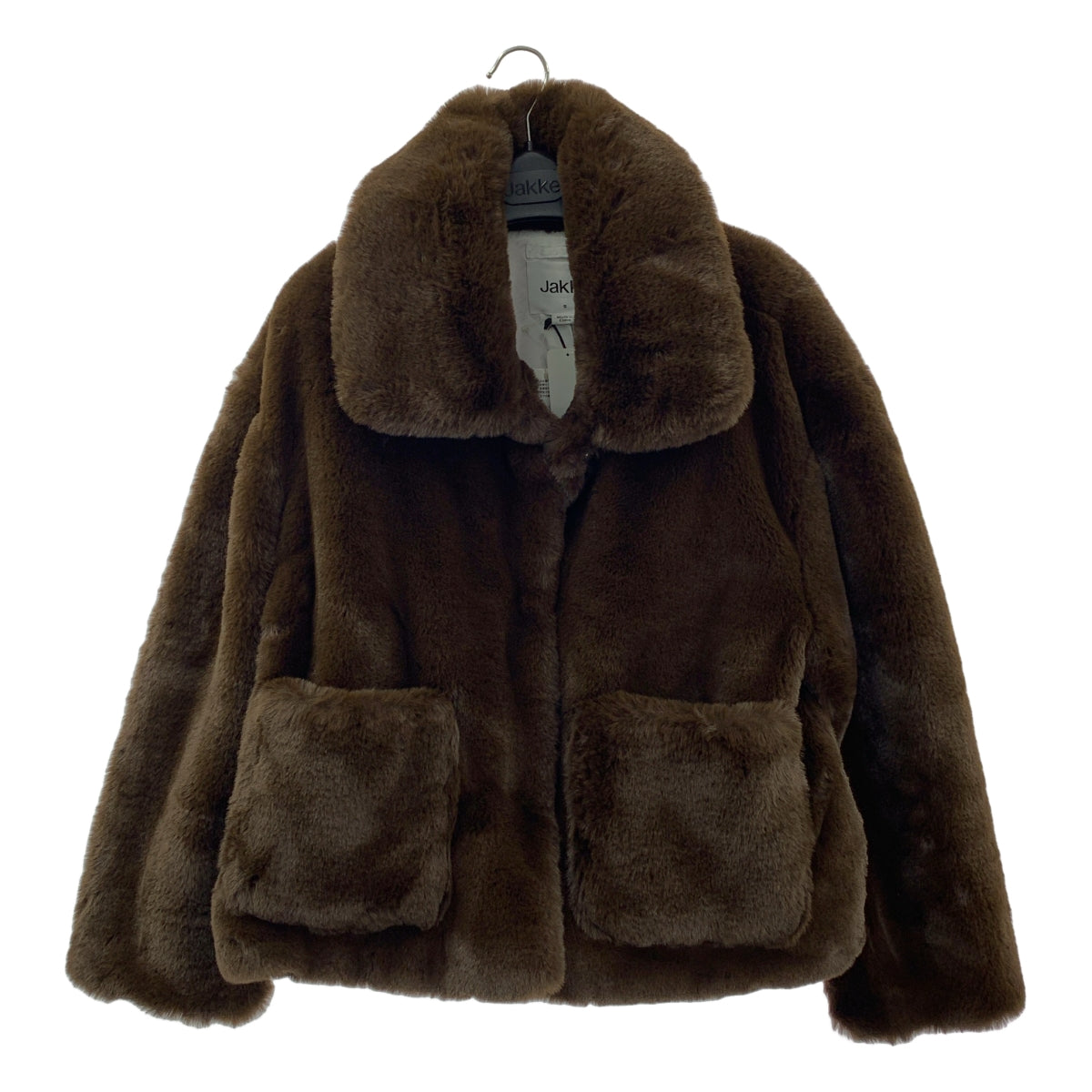 JAKKE | TRACI 環保毛領短外套 | S 碼 | 女款