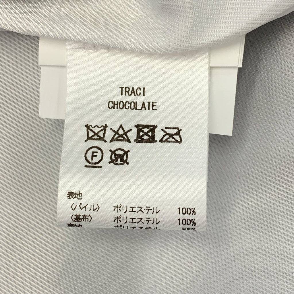 JAKKE / 재키 | TRACI 에코 파 와이드 컬러 쇼트 코트 | S | 여성