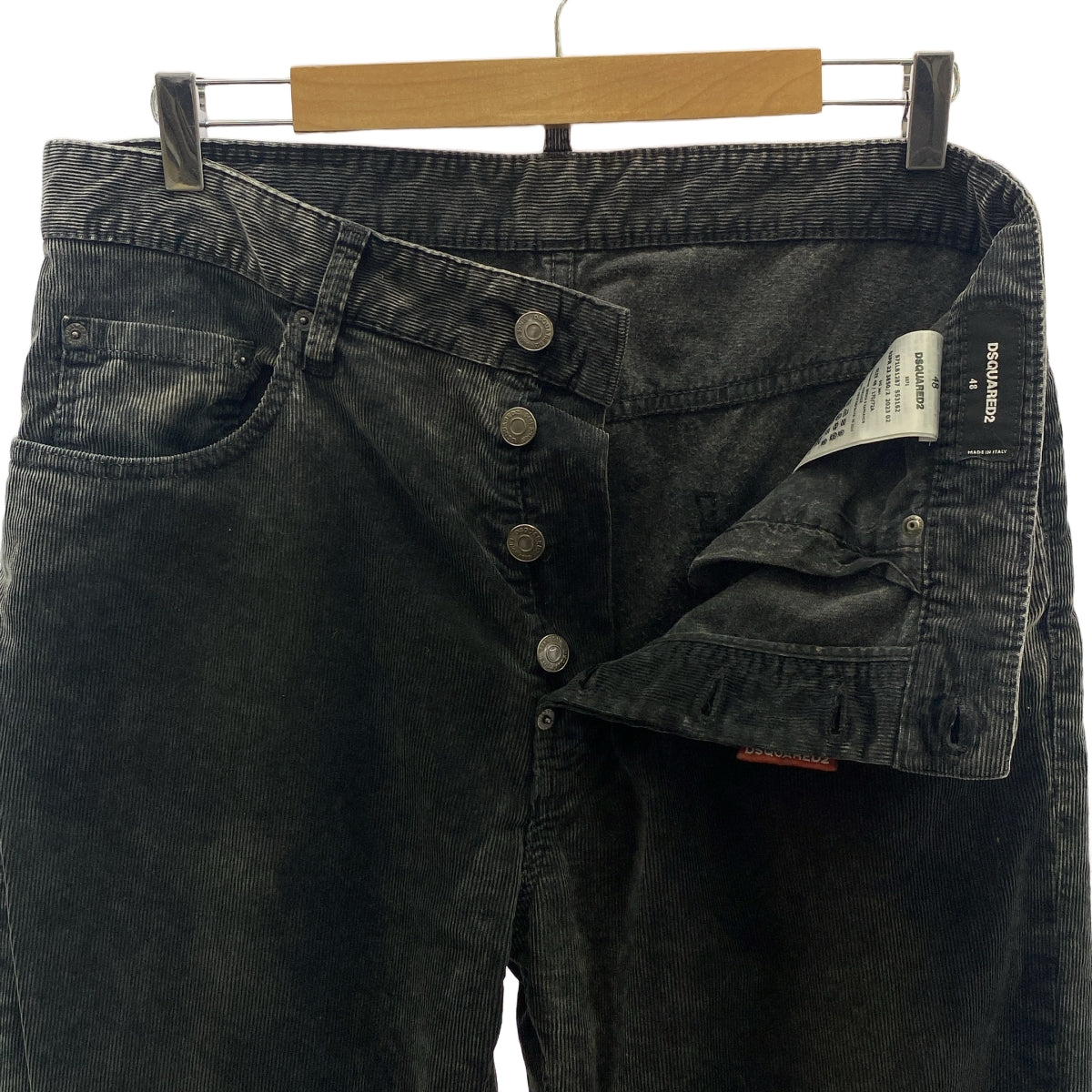 DSQUARED2 / Dsquared | NERO 燈芯絨褲 | 48 | 黑色 | 男款