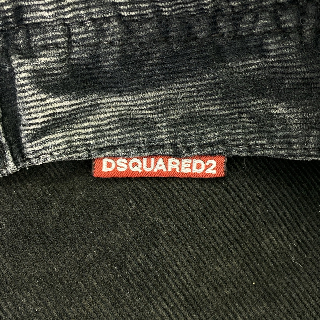 DSQUARED2 / ディースクエアード | NERO コーデュロイ パンツ | 48 | ブラック | メンズ