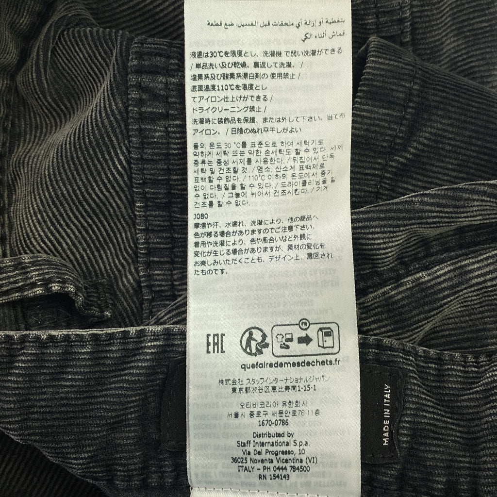DSQUARED2 / ディースクエアード | NERO コーデュロイ パンツ | 48 | ブラック | メンズ