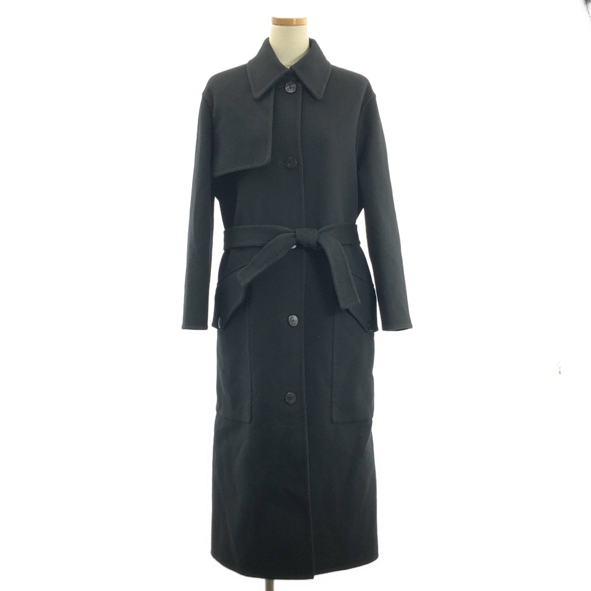 [新品] 愛馬仕 | 羊絨雙面風衣 | 34碼 | 黑色 | 女款