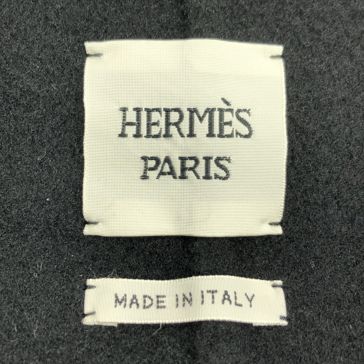 新品】 HERMES / エルメス | カシミヤ ダブルフェイス ステンカラー