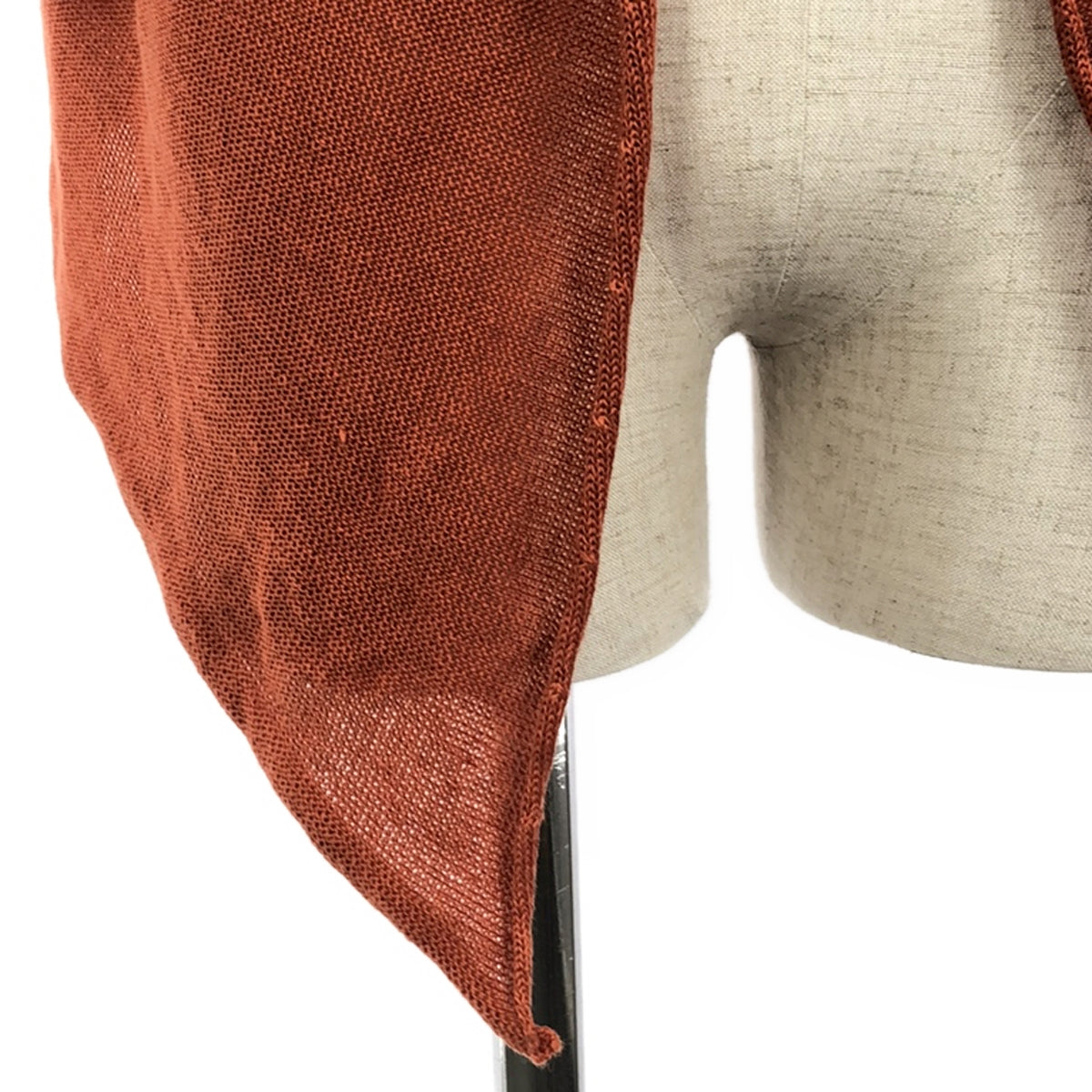 [Good Condition] DANIELA GREGIS / Daniela Gregis | LINO / Linen Shawl Collar Knit Cardigan | F | Orange | Women's