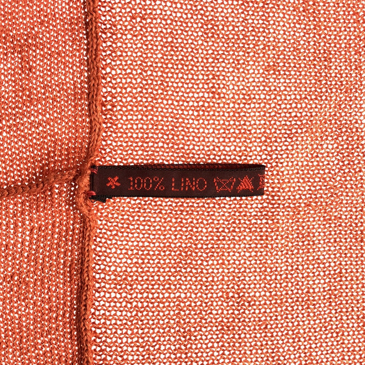 [Good Condition] DANIELA GREGIS / Daniela Gregis | LINO / Linen Shawl Collar Knit Cardigan | F | Orange | Women's