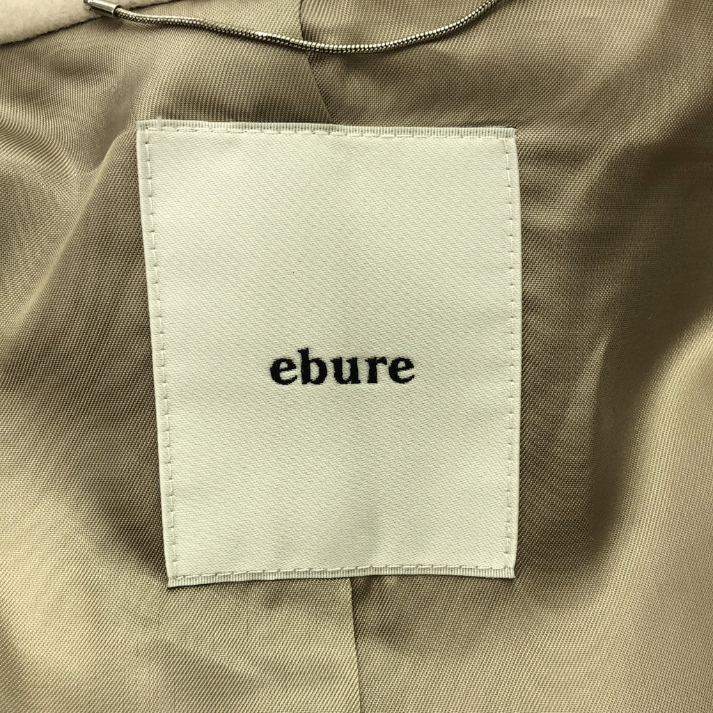 ebure / 에불 | 캐시미어 혼합 긴 체스터 코트 | 38 | 오프 화이트 | 여성