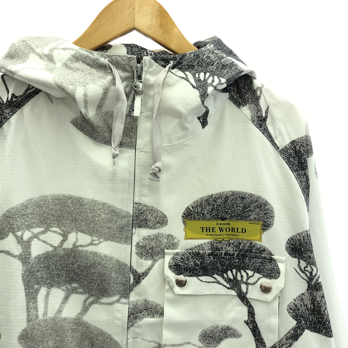 P-ROOM THE WORLD | All-over print ripstop mountain parka | M | Men's