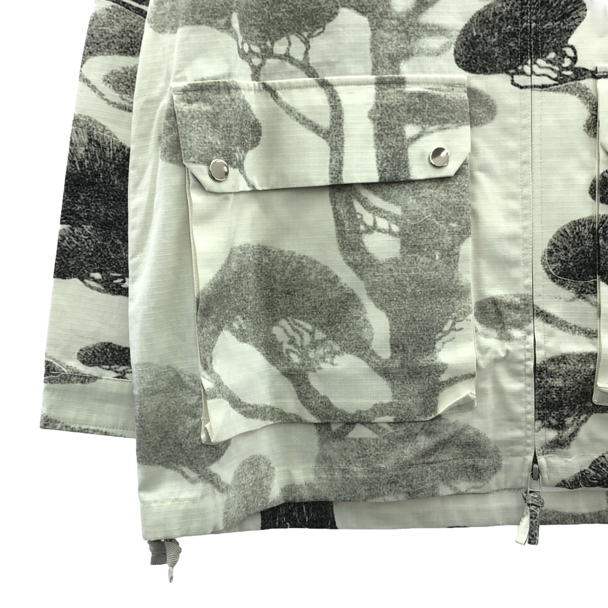 P-ROOM THE WORLD | All-over print ripstop mountain parka | M | Men's