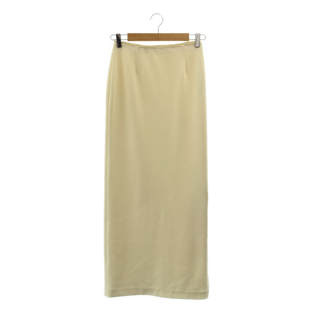IIROT / 일롯 | Slit Skirt 슬릿 롱 스커트 | 36 | 아이보리 | 여성