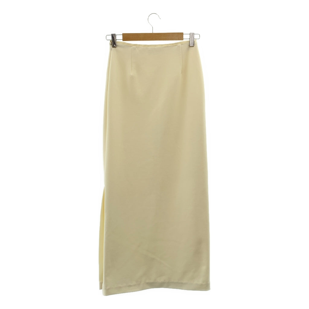 IIROT / 일롯 | Slit Skirt 슬릿 롱 스커트 | 36 | 아이보리 | 여성