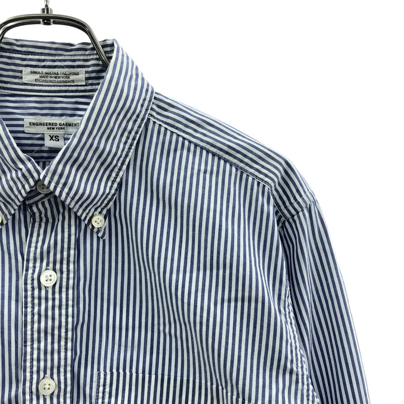 Engineered Garments / エンジニアドガーメンツ | コットン ストライプ シャツ | XS | ブルー/ホワイト | メンズ