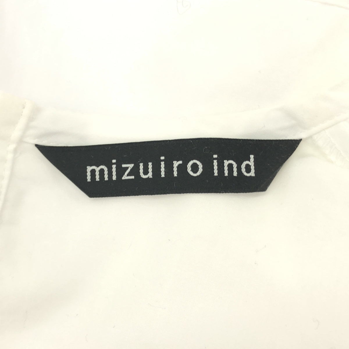 mizuiroind / 미즈이로 인도 | 코튼 개더 슬리브 풀오버 | 화이트 | 여성