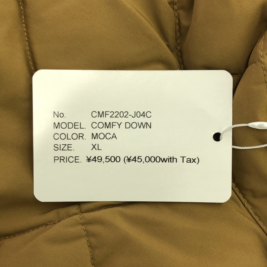 [新產品] 舒適的戶外服裝 | COMFY DOWN 羽絨外套 |加大尺寸 | MOCA |男士