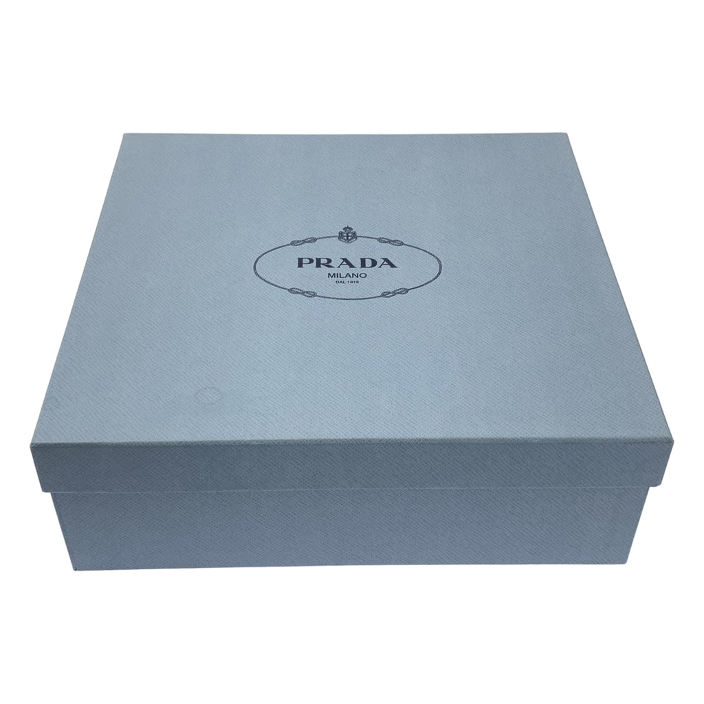 PRADA / プラダ | レザー ロゴ サイドゴアヒールブーツ | 36 |