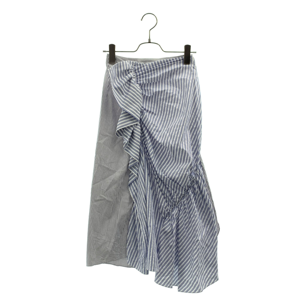 JW Anderson / ジェイダブルアンダーソン | ストライプ ギャザー ロングスカート | UK6 | レディース