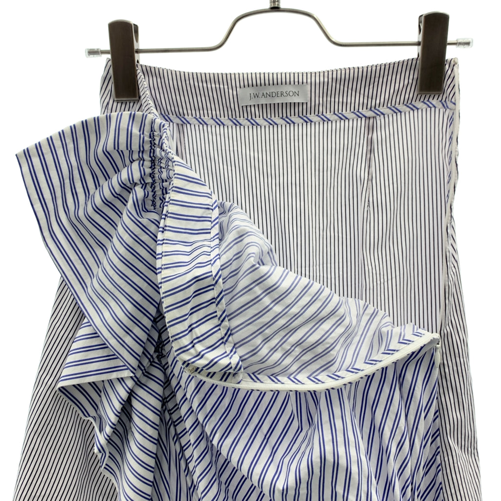 JW Anderson / ジェイダブルアンダーソン | ストライプ ギャザー ロングスカート | UK6 | レディース