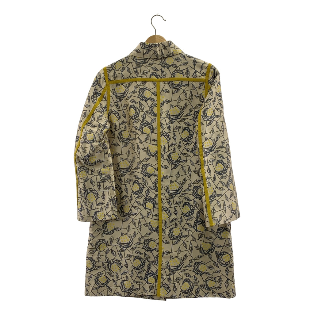 米娜·佩爾霍寧 / 米娜·佩爾霍寧 | 米娜·佩爾霍寧玫瑰飾/真絲滾邊風衣 |