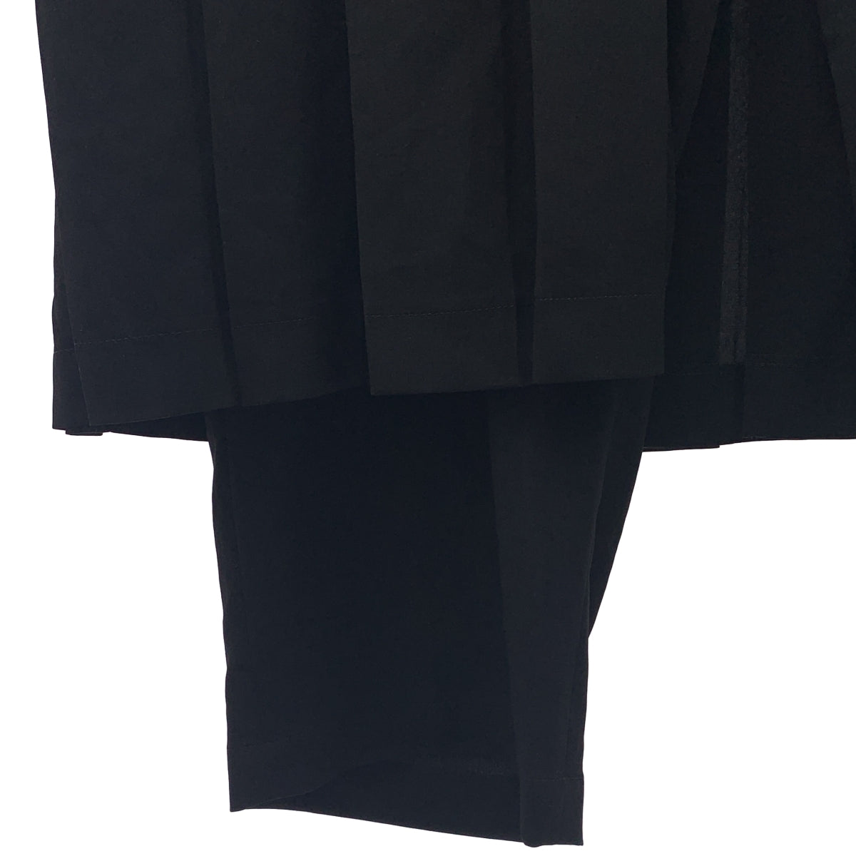 Ground Y / 그라운드 와이 | CREPE DE CHINE PLEATED WRAP PANTS / 트리아세테이트 변형 비대칭 드로스트링 와이드 슬랙스 팬츠 | 3 | 맨즈