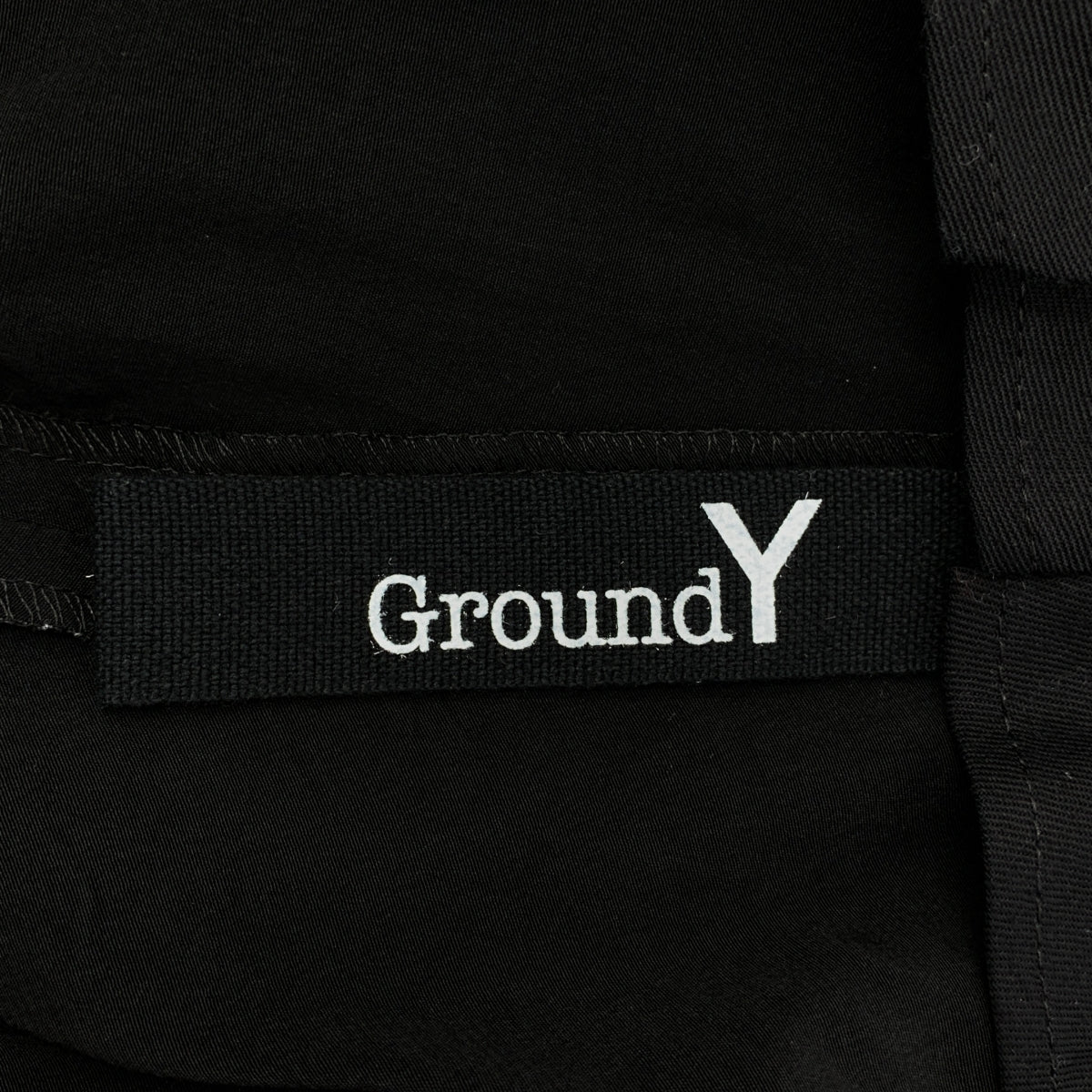 Ground Y / 그라운드 와이 | CREPE DE CHINE PLEATED WRAP PANTS / 트리아세테이트 변형 비대칭 드로스트링 와이드 슬랙스 팬츠 | 3 | 맨즈