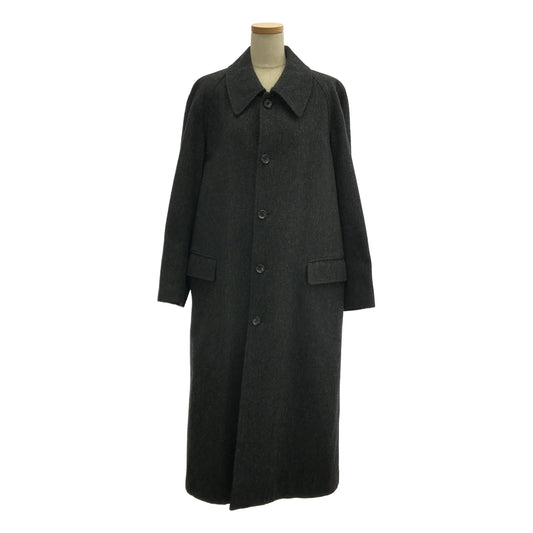 JUNYA WATANABE COMME des GARCONS / 渡邊淳也 |公元 1998 年 |羊毛尼龍條紋襯裡花呢立領大衣 | F |女性的