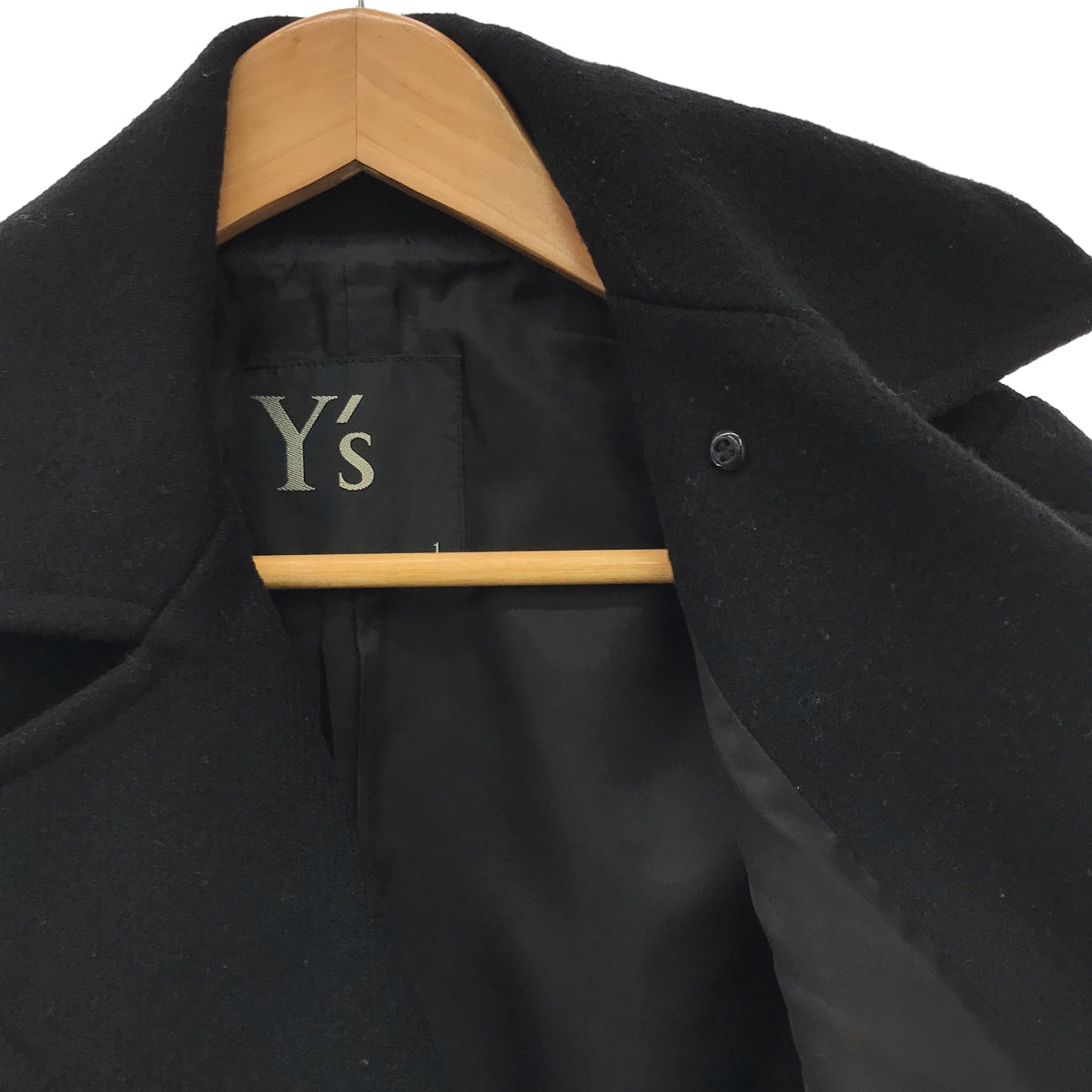 Y's / Y's Yohji Yamamoto | Cashmere blend wool P-coat double jacket | 1 | Women's