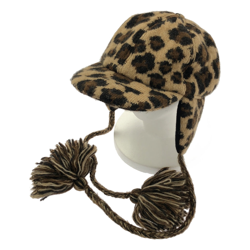 ALANUI | 豹紋針織帽 |