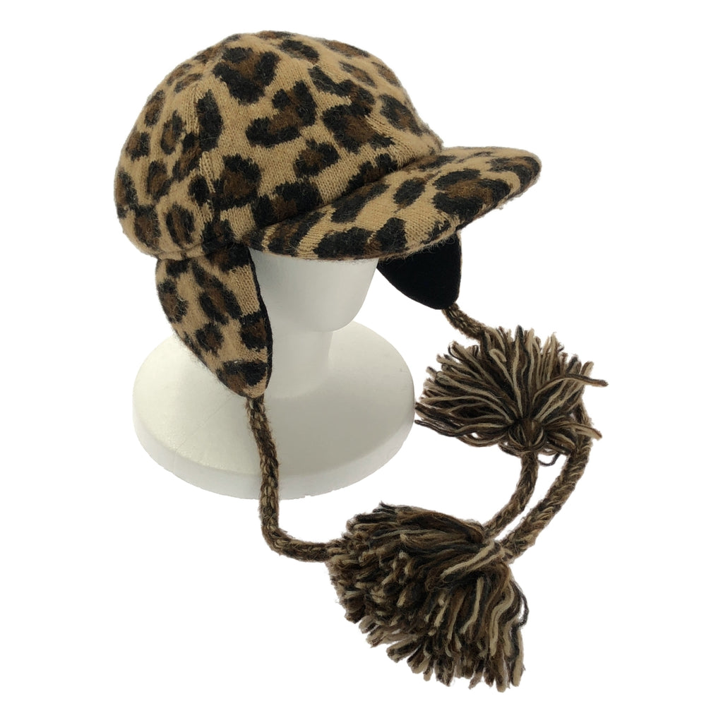 ALANUI | 豹紋針織帽 |