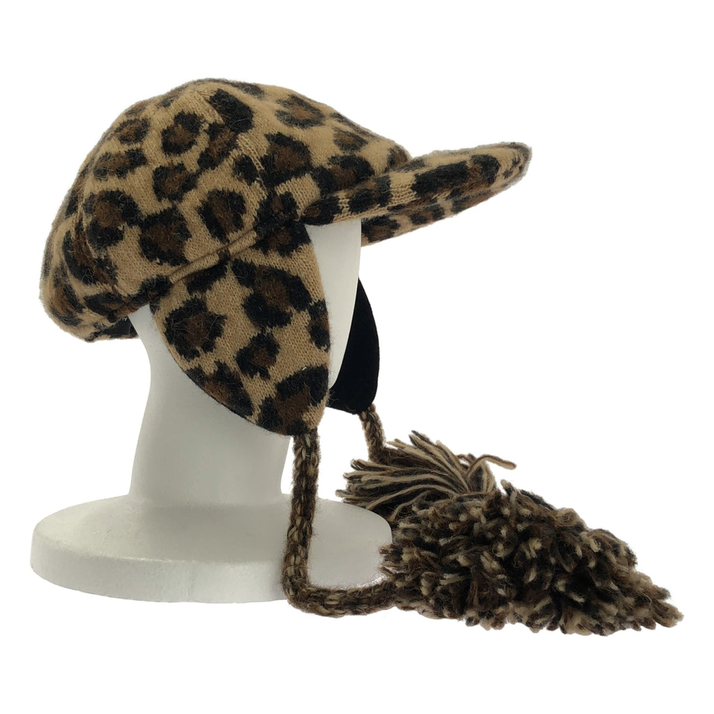 ALANUI | 豹紋針織帽 |