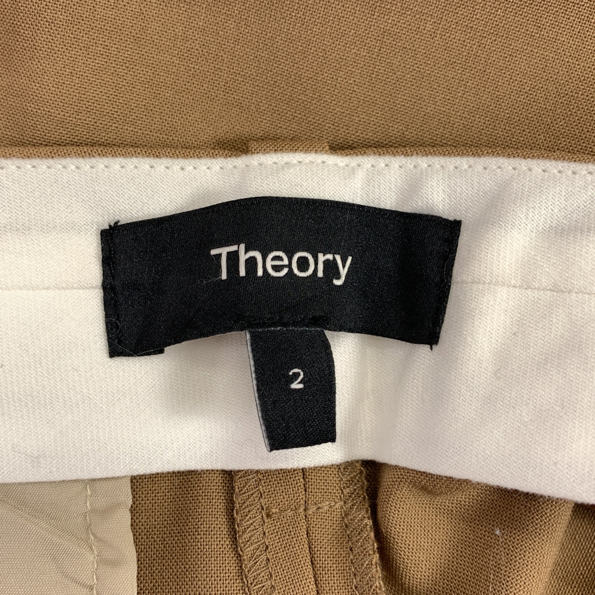 【成色極佳】Theory | 可追溯羊毛長褲 | 2碼 | 棕色 | 女款