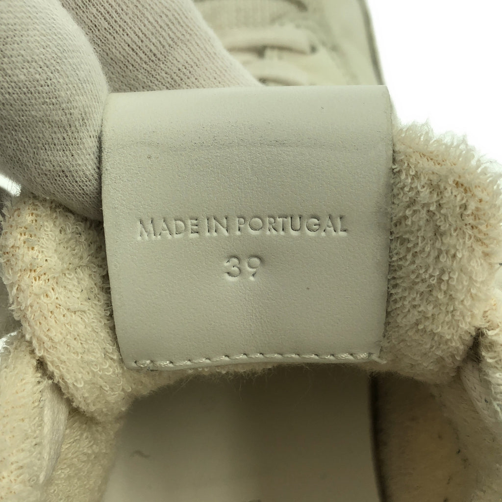 JIL SANDER / 질 썬더 | BASKET LO 가죽 로고 로우 컷 스니커즈 | 39 | 화이트 | 여성