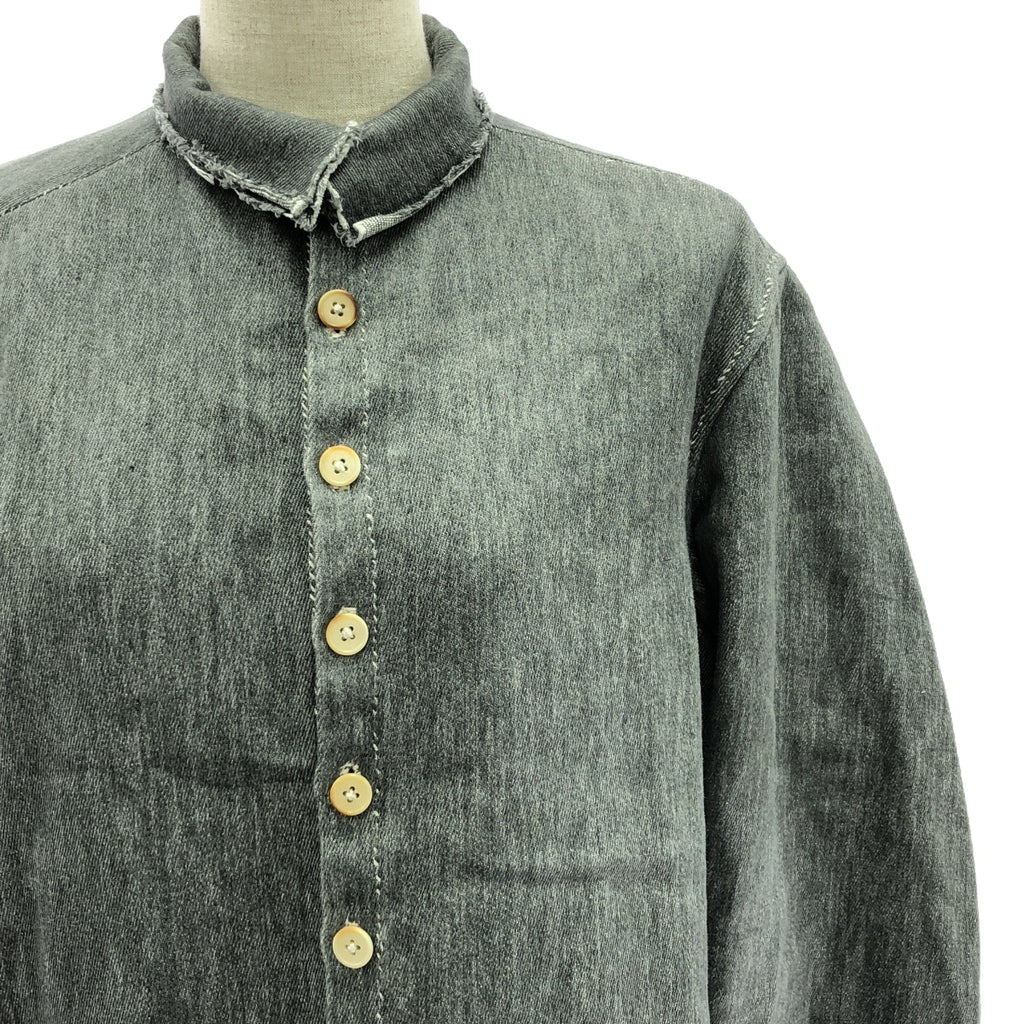 【美品】  ISABELLA STEFANELLI / イザベラステファネリ | Vivian denim coat デニムコート | グレー | レディース