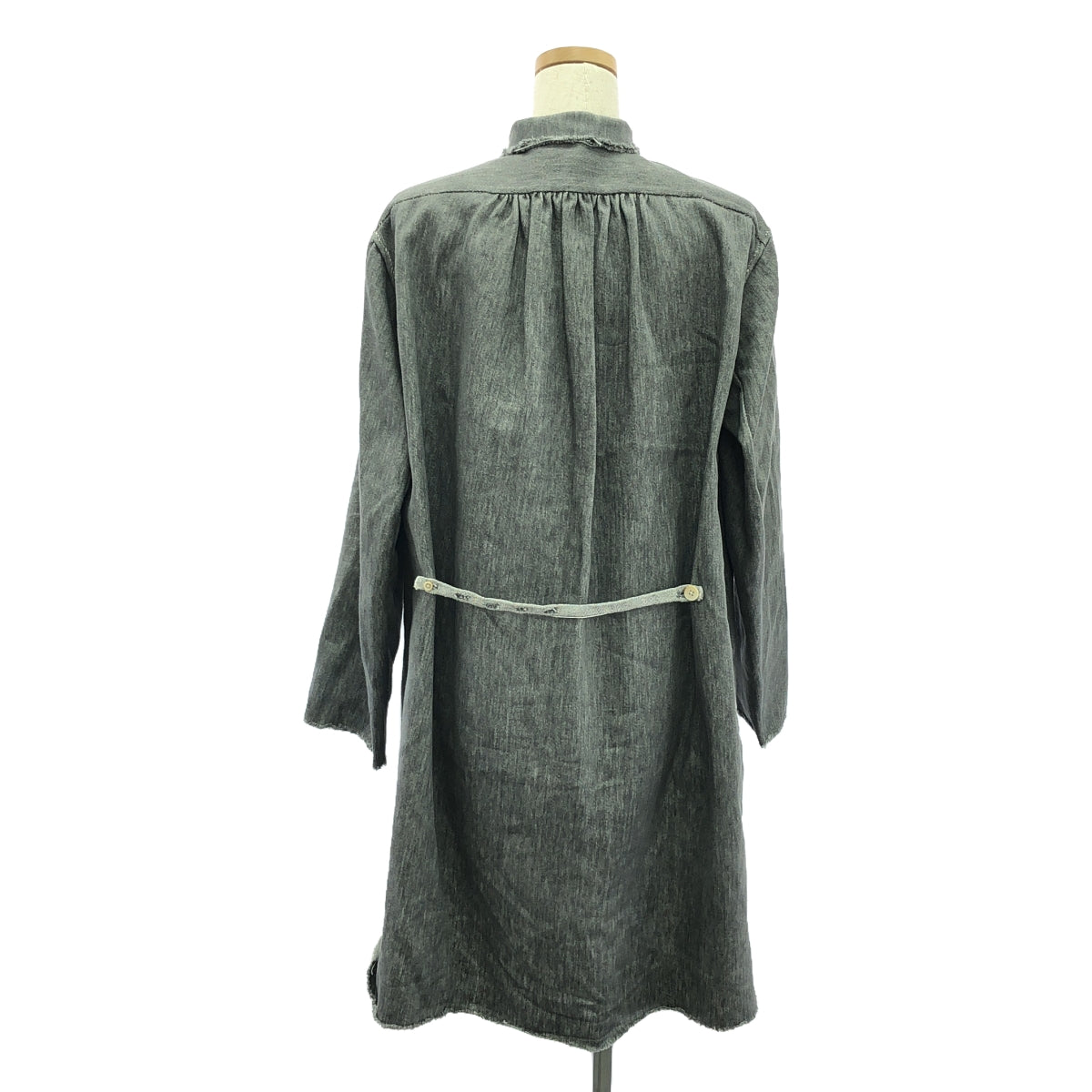 【美品】  ISABELLA STEFANELLI / イザベラステファネリ | Vivian denim coat デニムコート | グレー | レディース