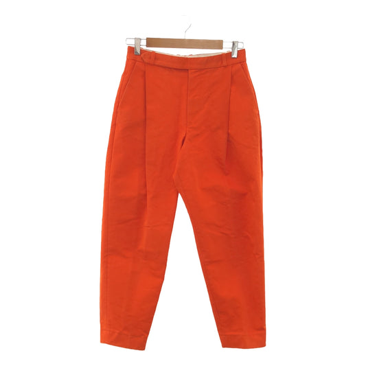 Drawer | Cotton satin tuck pants | 38 | Women's