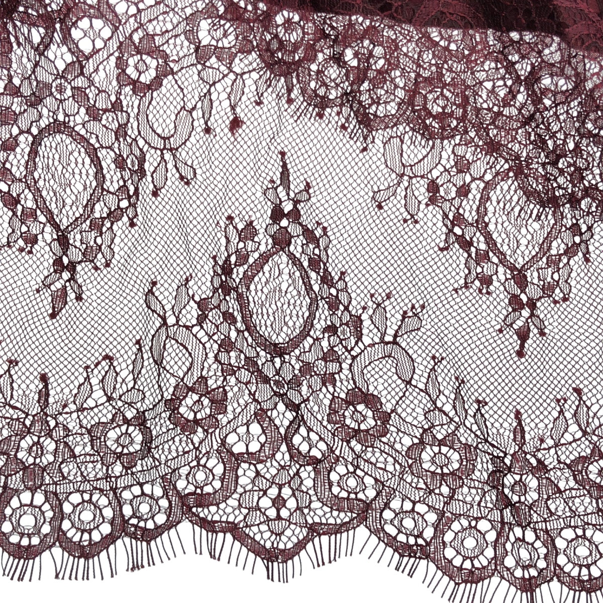 【美品】  AMERI / アメリ | UNDRESSED LACE SANDWICH SKIRT / アンドレスド レース サンドウィッチ スカート | M | ワイン | レディース