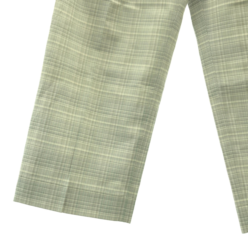 PUBLIC TOKYO | 苧麻格紋休閒褲 | 2碼 | 男士