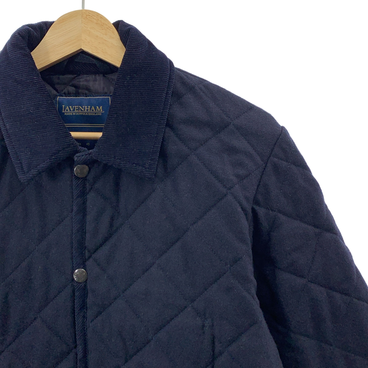 LAVENHAM | 羊毛絎縫外套 | S碼 | 男款