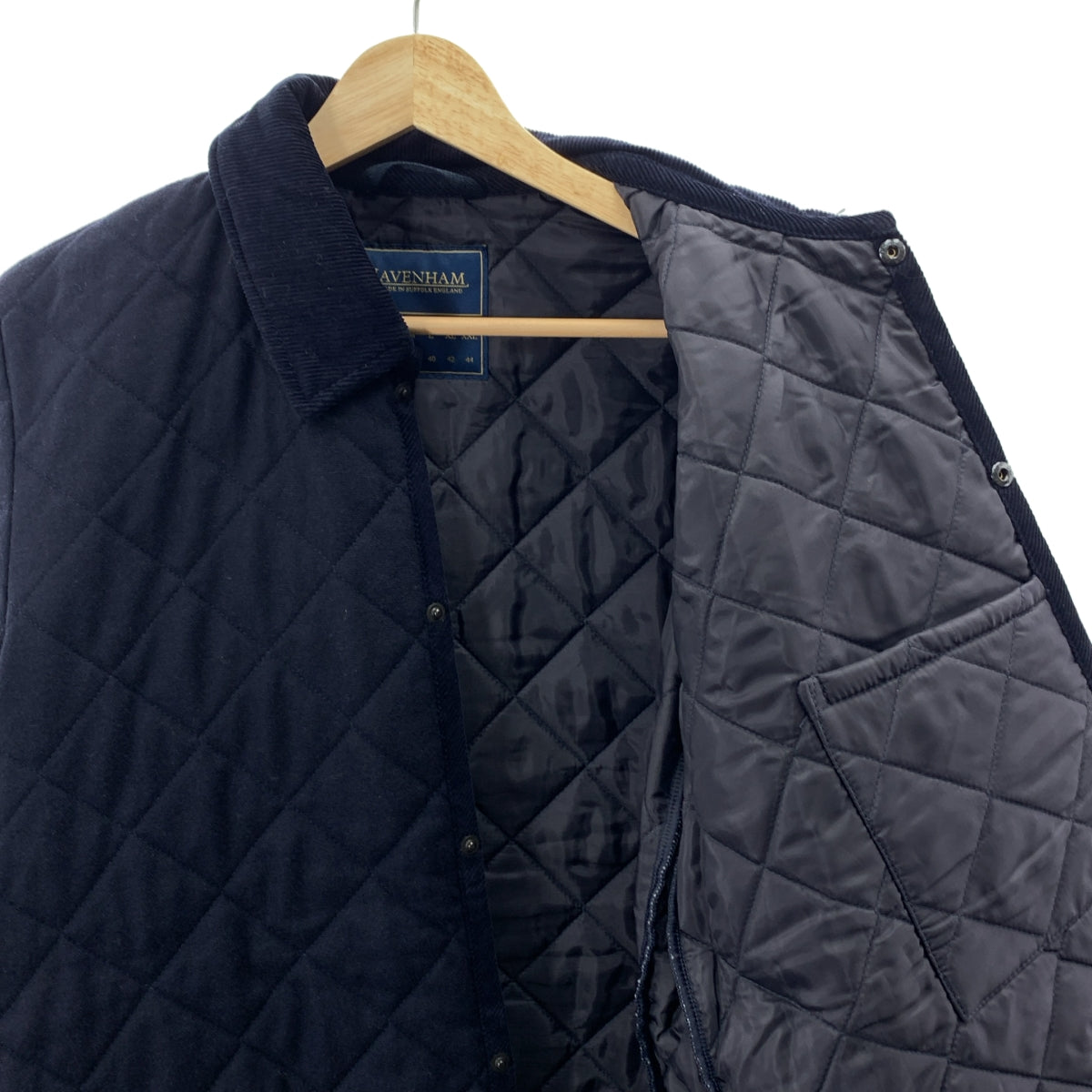 LAVENHAM | 羊毛絎縫外套 | S碼 | 男款