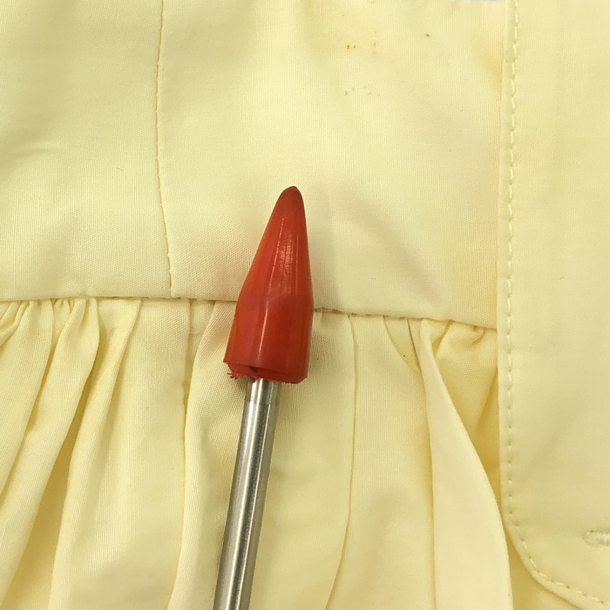 Salvatore Ferragamo / サルヴァトーレフェラガモ | ベルト付 裾プリント ギャザー フレア スカート | 40 | イエロー系 | レディース