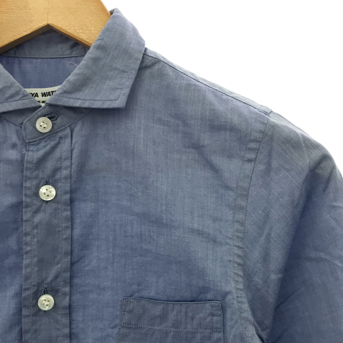 JUNYA WATANABE COMME des GARCONS / Junya Watanabe | 2012AW | Italian collar shirt | XS | Light blue | Women's