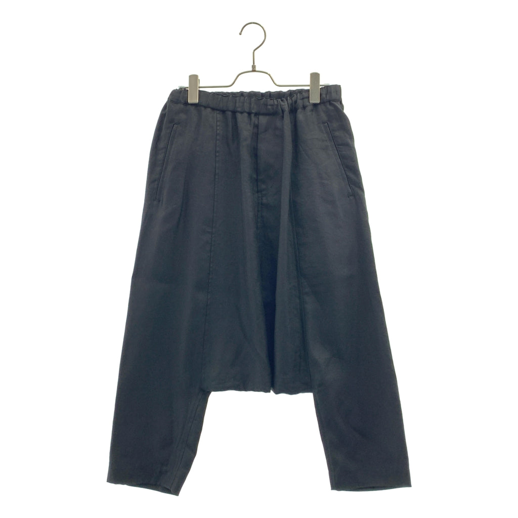 BLACK COMME des GARCONS / ブラックコムデギャルソン | 2022SS | ドローストリング サルエル ワイド イージー パンツ | XS | メンズ
