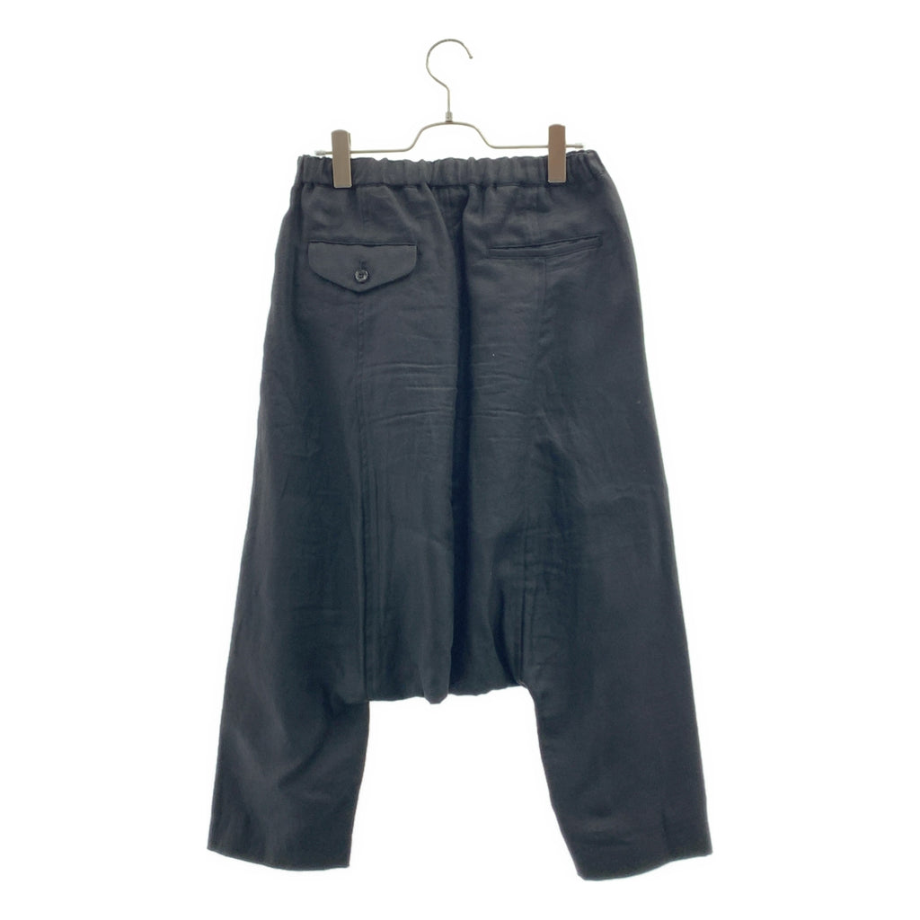 BLACK COMME des GARCONS / ブラックコムデギャルソン | 2022SS | ドローストリング サルエル ワイド イージー パンツ | XS | メンズ