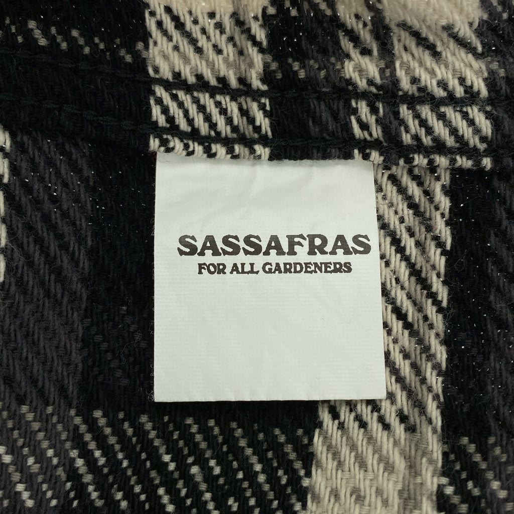 SASSAFRAS / 사사후라스 | Diggin Shirt Twill Check 트윌 체크 디깅 셔츠 | S | 남성