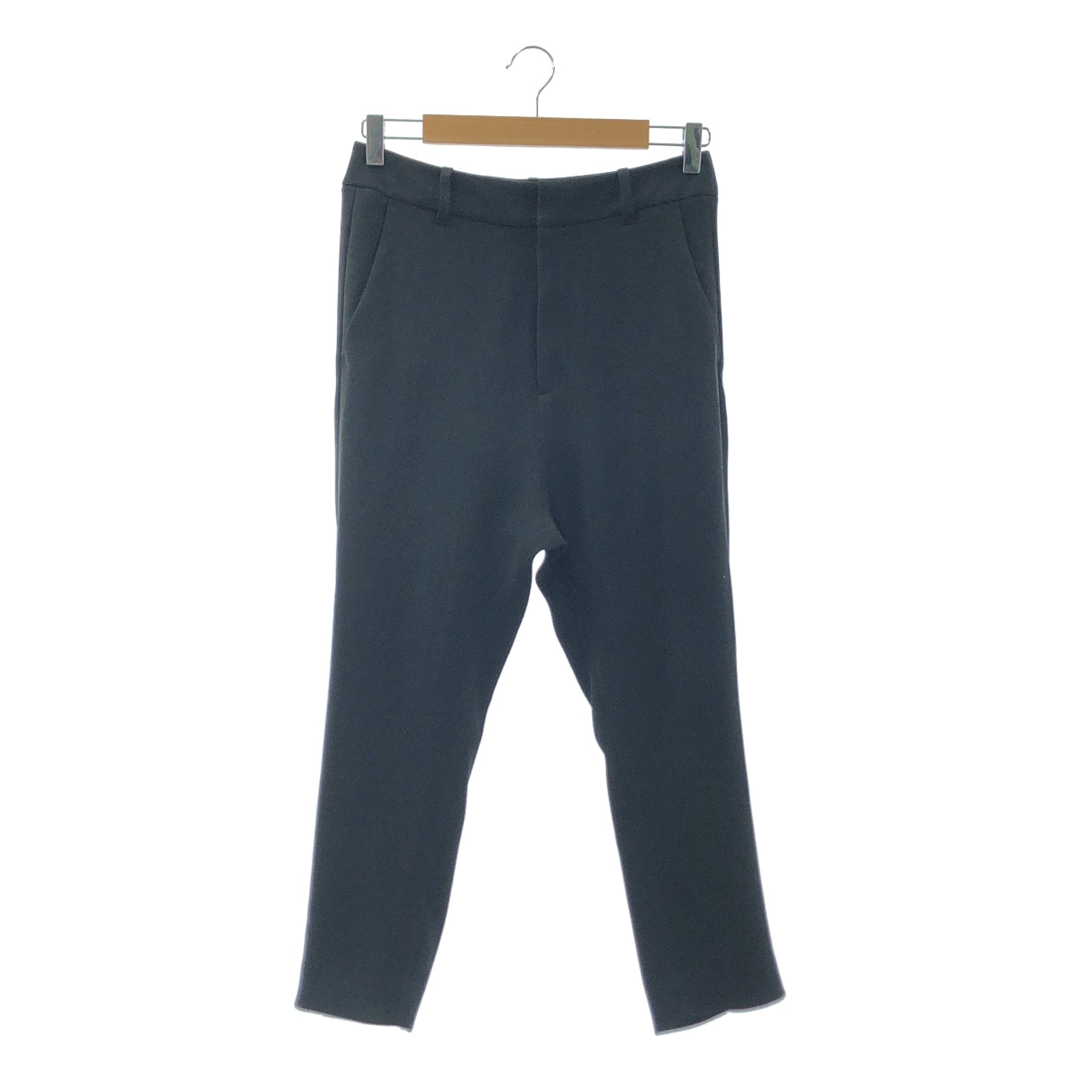 MUSE de Deuxieme Classe / 뮤즈 두주 엠 클래스 | Sarouel / 로고 플레이트 슬랙스 팬츠 | 34 | 블랙 | 여성